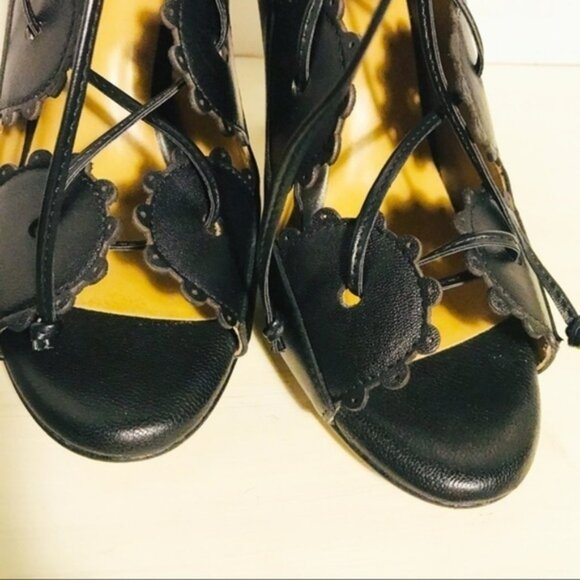 CECELIA NEW YORK Jose Black Lace Up Pump S… - Picture 5 of 11